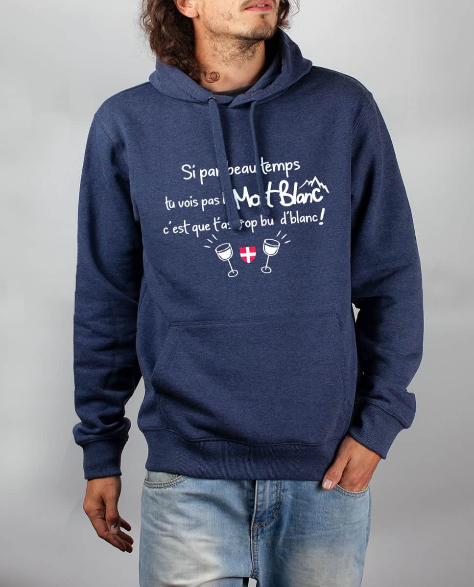 SWEAT HOMME : SI TU VOIS PAS LE MONT BLANC – Image 7