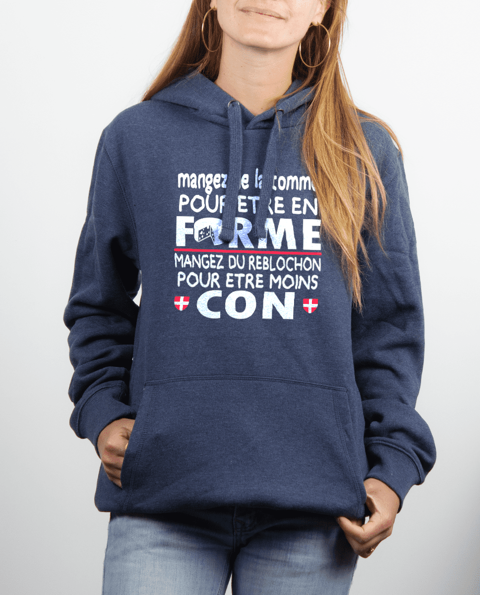 SWEAT FEMME : DE LA TOMME POUR ÊTRE EN FORME, DU REBLOCHON POUR ÊTRE MOINS CON – Image 5