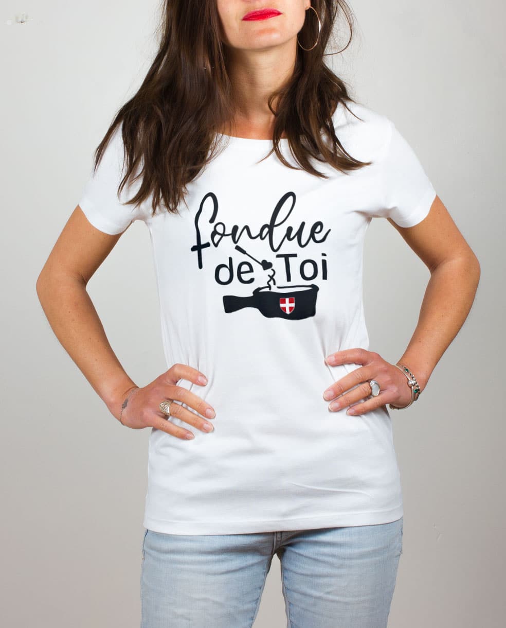 T-SHIRT FEMME : FONDUE DE TOI – Image 2