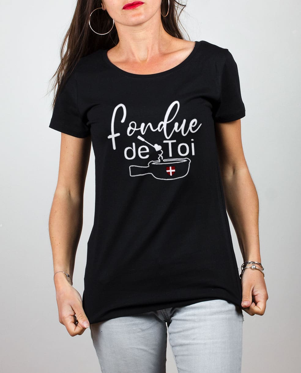 T-SHIRT FEMME : FONDUE DE TOI – Image 3