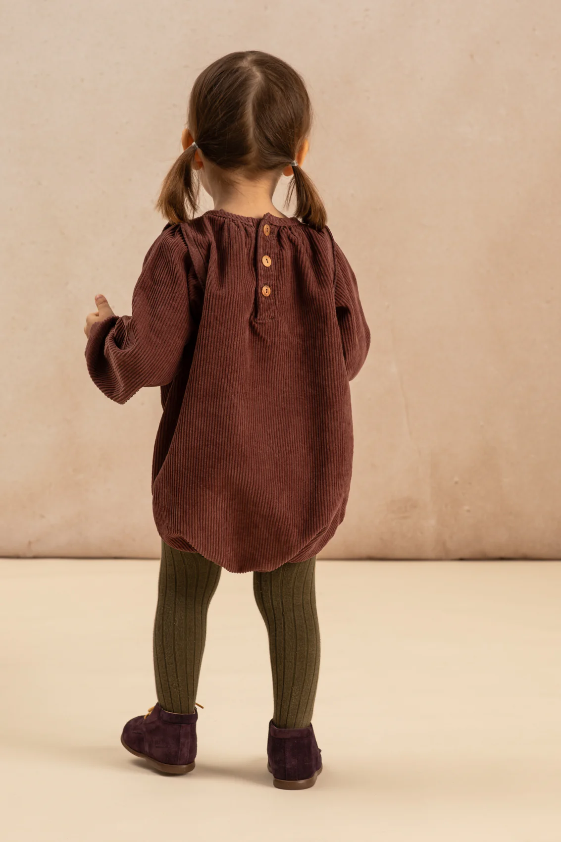 Barboteuse Esmée Prune - Studio Bohème – Image 3