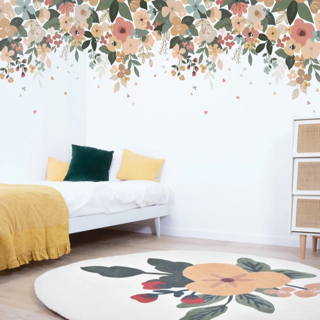 Papier Peint Bloem Grandes Fleurs - Lilipinso