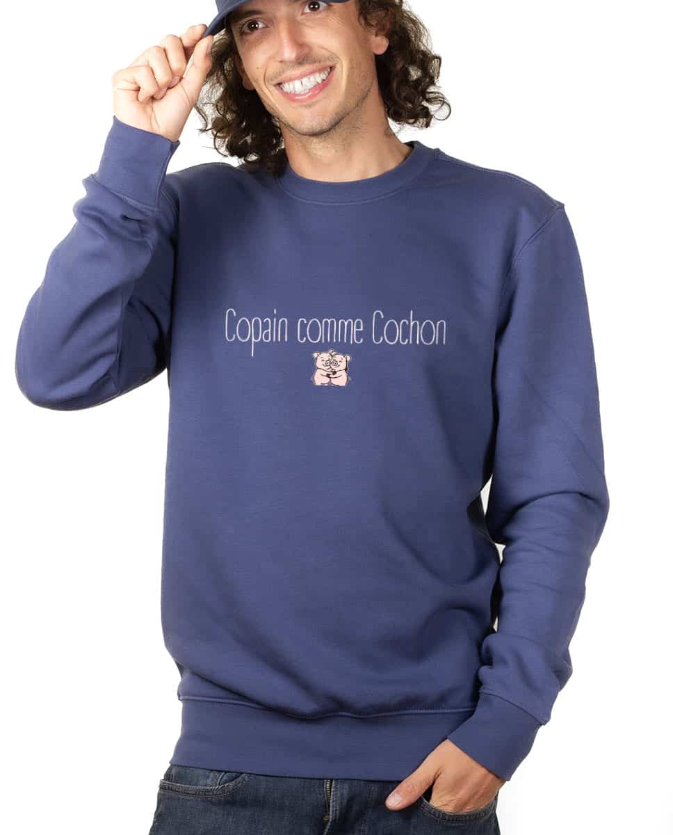 PULL HOMME : Copain comme cochon – Image 4