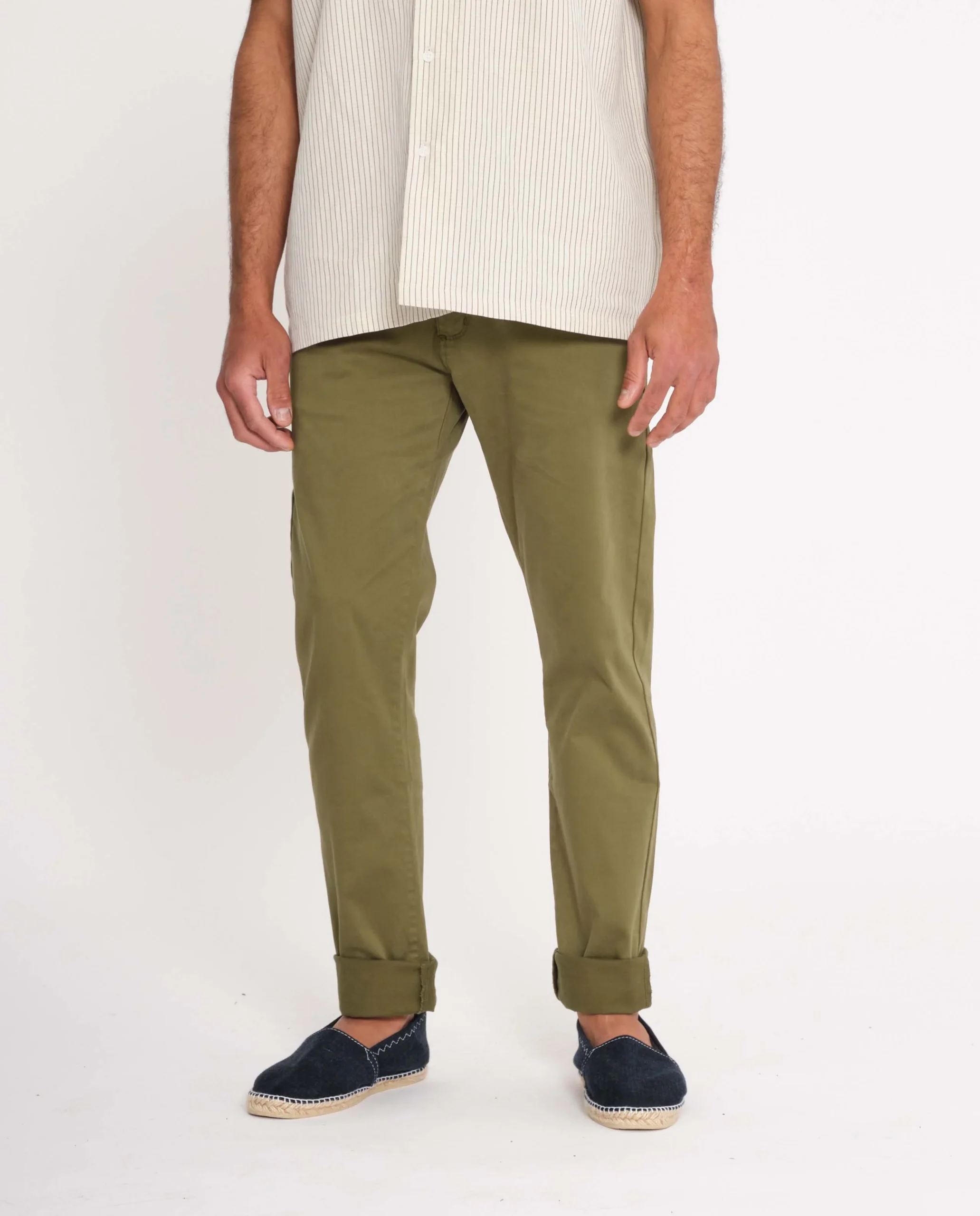 Pantalon chino en coton bio