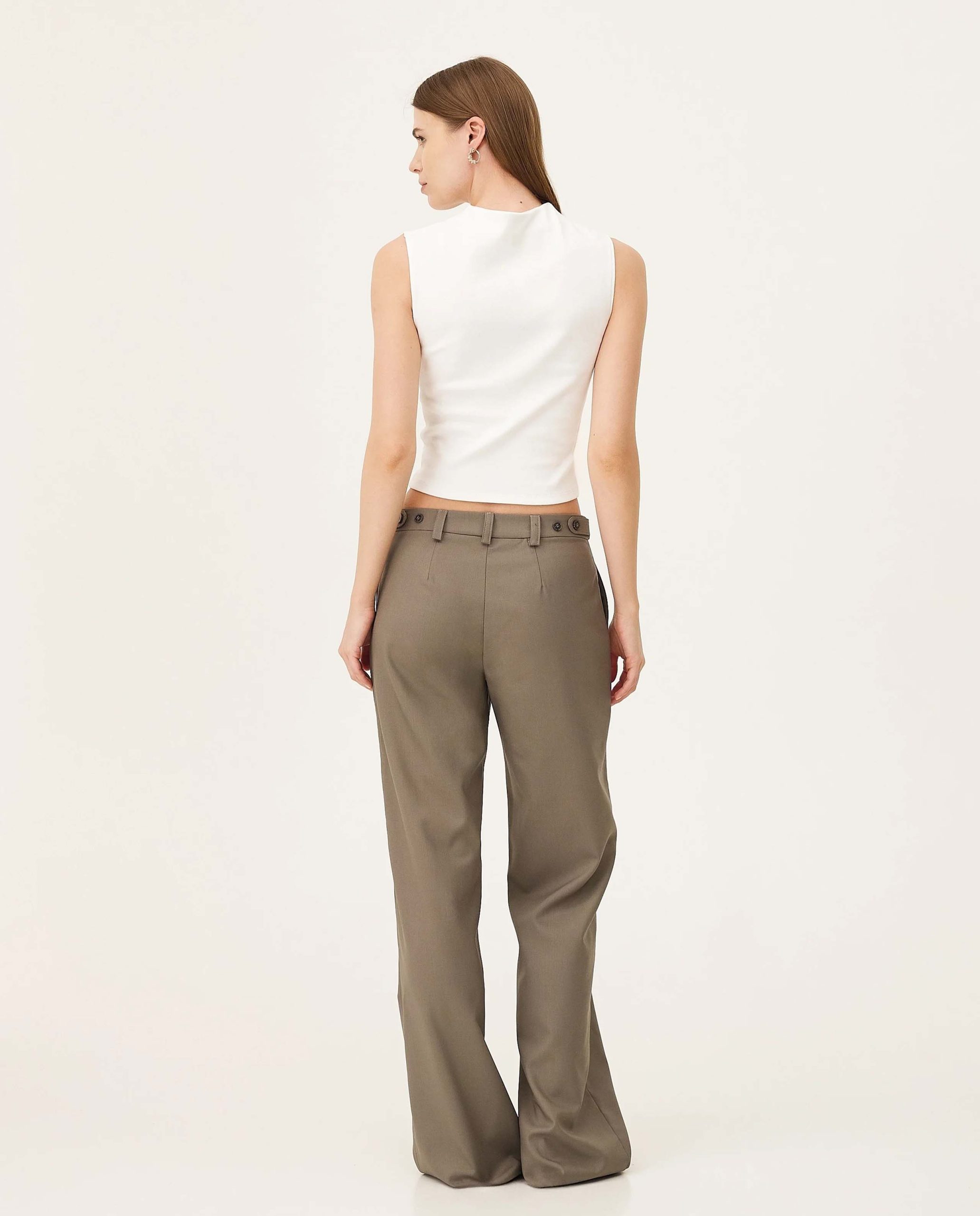 Pantalon de tailleur en laine vierge – Image 3