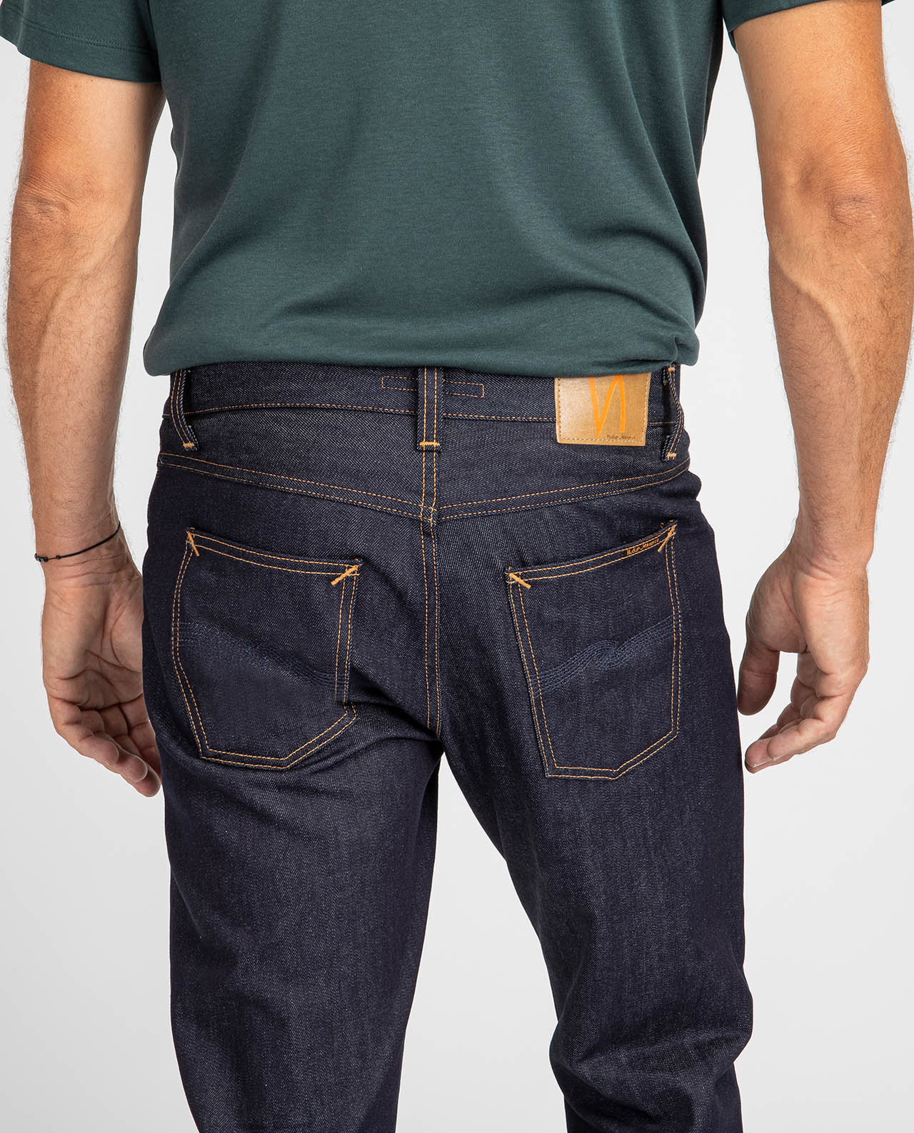 Jean en coton bio Gritty Jackson Dry Classic Navy – Image 5